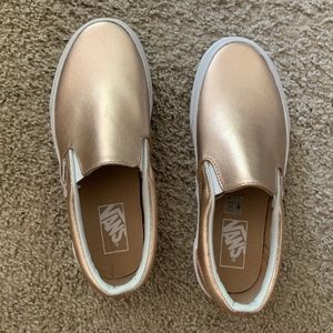 Vans - Off the Wall Slip on womens shoes Size 8